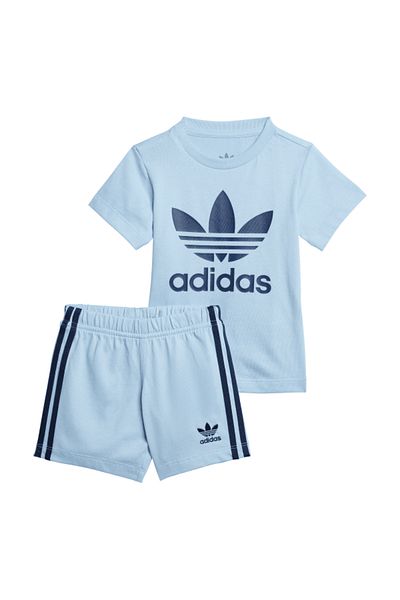 adidas طقم بدلة رياضية للأطفال JC6578 طقم تي شيرت قصير