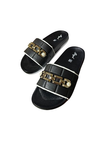 Lion Stylish Slippers with Daily Rhinestones