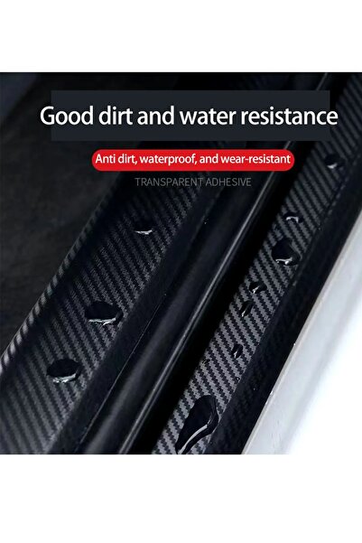 Efe Toys 3d Karbon Elegans Orj Tampon Çamurluk Bagaj Kapı Eşiği Koruyucu Şerit Eşik Koruma Bandı 7cm5metre