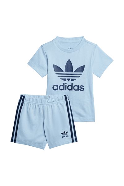 adidas طقم بدلة رياضية للأطفال JC6578 طقم تي شيرت قصير