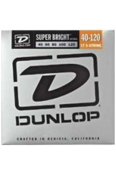 Jim Dunlop DBSBN40120 Nickel 5 Telli Bas Gitar Seti (40-120)