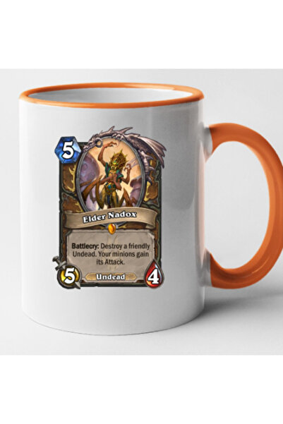 OEM Εξατομικευμένη κούπα με πορτοκαλί λαβή HearthStone - Elder Nadox, INOVATI...