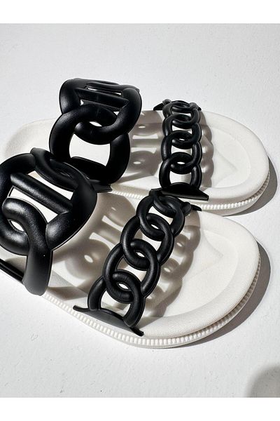 Eataly Shoes Papuci Hero Black Light - Dublu Banda
