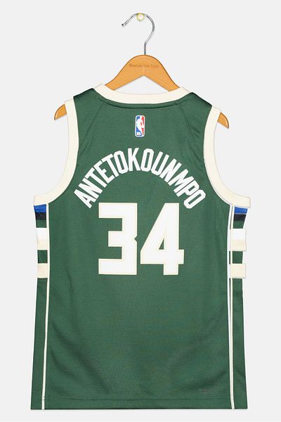 Nike X Nba Kids Boy Dri-fit Sleeveless Basketball Jersey, Green