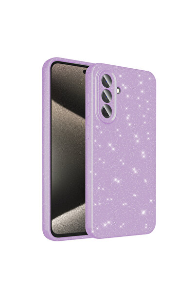 Ahlttiba غطاء فاخر من القطن اللامع متوافق مع هاتف سامسونج جالاكسي A56 مع حماية للكاميرا