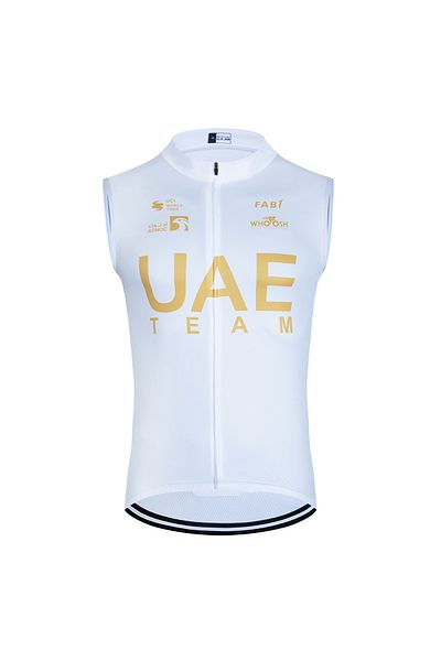 Choice M Ivory New Gold UAE Cycling Jersey Summer Windbreaker Men Bike Vest Maillot Ropa Ciclismo Pro Bicyc