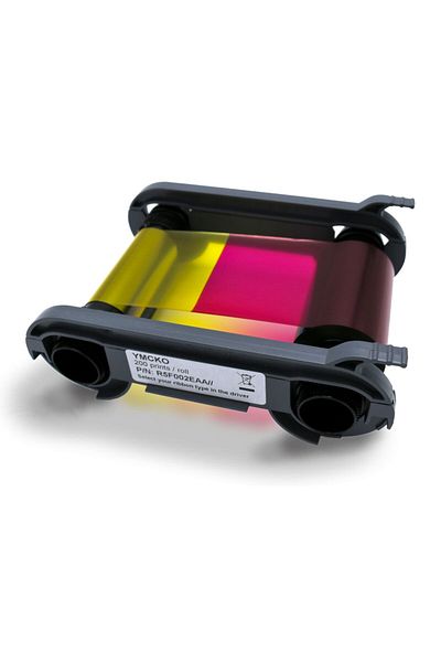 Evolis R5F002EAA Color Ribbon for 200 Cards Designed for use with Evolis Zenius ID Card Printers