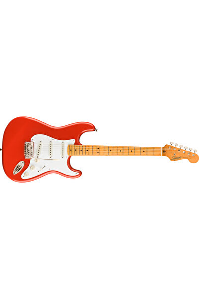 SQUIER Classic Vibe 50s Stratocaster Akçaağaç Klavye Fiesta Red Elektro Gitar