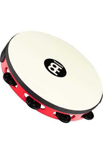 TAH1BK-R-TF Tour Jingle Wood True Feel Head 1 Row Tamburin (Red Black)
