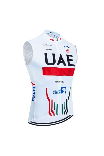 Choice L MULTI New Gold UAE Cycling Jersey Summer Windbreaker Men Bike Vest Maillot Ropa Ciclismo Pro Bicyc