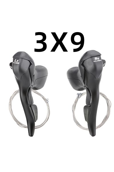 GOLDIX 3x9 Speed SL MicroNEW Road Bike Shifters 3x7 3x8 3x9 3x10 3X11Speed Brake Lever Bicycle 2x7 2x8 2x9