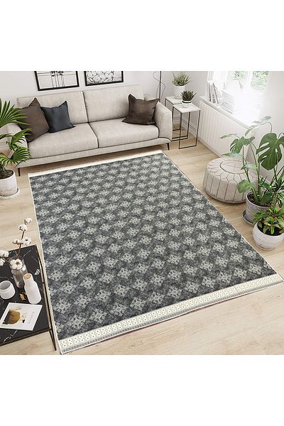 WOOF HOME Modern Cotton Carpet Cover Savan 6m2 Woven 200X300 Without Rubber