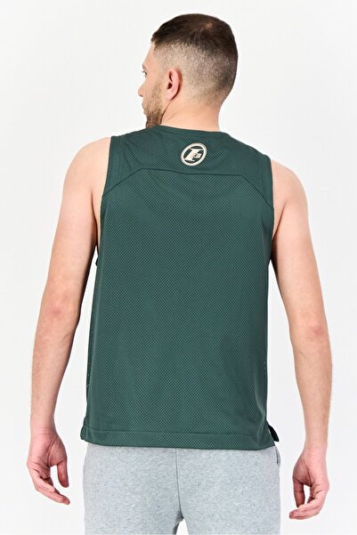 Reebok Men Sportswear Fit Sleeveless Basketball Jersey, Teal Green