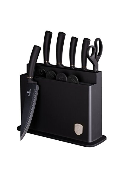 Berlinger Haus Set cuțit și masă de tocat negru mat BH 2492