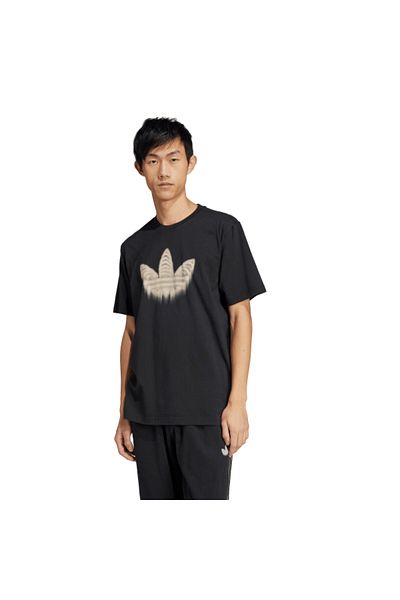adidas Ανδρικό μαύρο μπλουζάκι Skeleton Trefoil