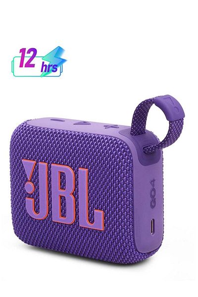 JBL Go4-مكبر صوت محمول مقاوم للماء باللون الأرجواني