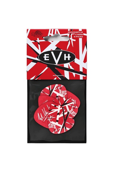 Jim Dunlop EVH102P1.14 EVH Frankenstein 6'lı Paket Pena (1.14 mm)
