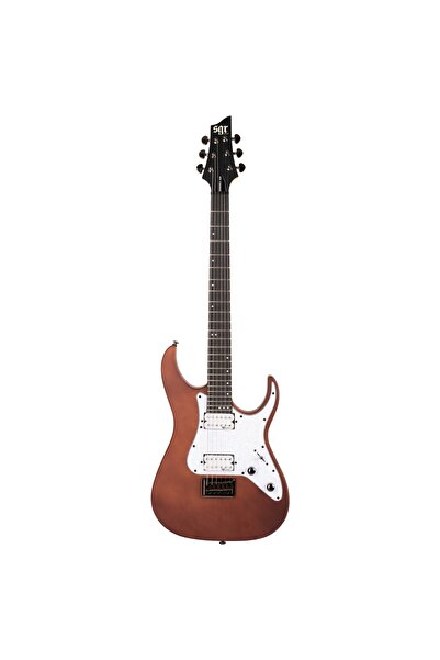 Schecter BANSHEE-6 SGR Elektro Gitar (Walnut Satin Beyaz Pickguard)