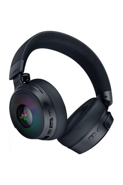 RAZER Kraken V4 Pro headphones, wireless, bluetooth, wired, frequency response 20 Hz – 28 kHz, cones