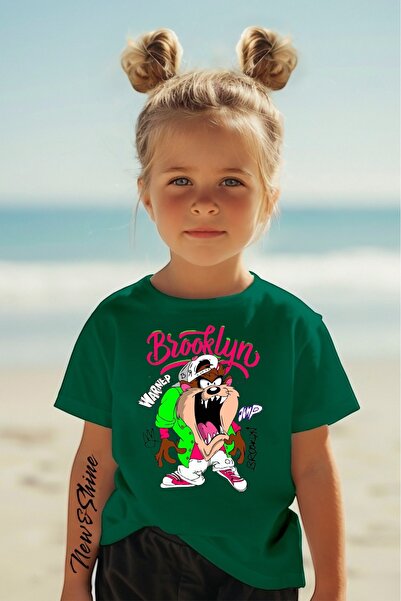 New Shine DEČJA MAJICA S OTISKOM ZVERE IZ TAZMANIJE, VEĆA VELIČINA