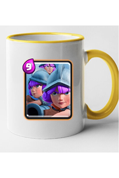 OEM Cana personalizata cu maner galben Clash Royale - Three Musketeers, INOVA...