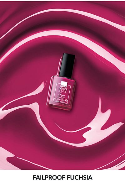 AVON Avon Nail Enamel Gel Shine Fail Proof Fuchsia 10Ml