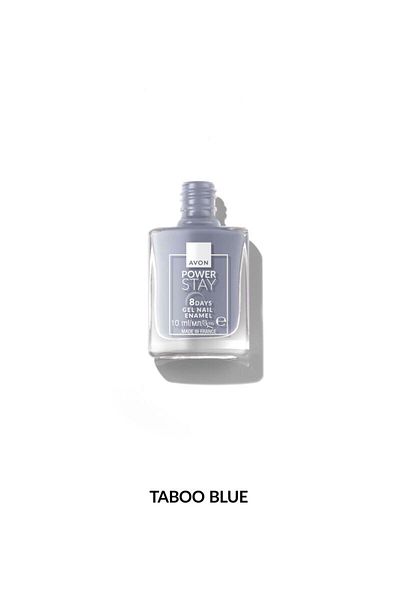 AVON Avon Nail Enamel Gel Shine Taboo Blue 10Ml