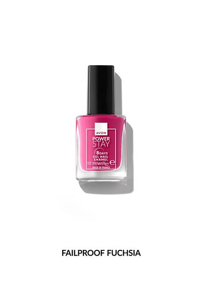 AVON Avon Nail Enamel Gel Shine Fail Proof Fuchsia 10Ml