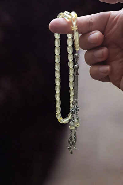 Budakoğulları 7x10mm Kapsül Kesim Ay Yıldızlı Mügellef Saf Kaya Damla Kehriba...