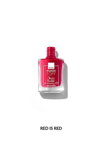 AVON Avon Nail Enamel Gel Shine Red Is Red 10Ml