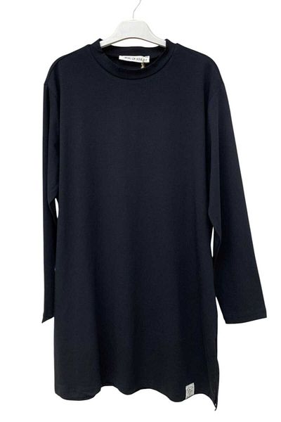Soul Women's Large Size Comfortable Fit Oversize Cotton Underwear Tunic Black 307260