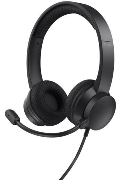 Trust Casti Casti Trust Ayda USB-ENC, negru, USB, ANC