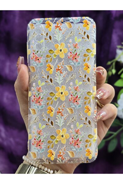 Magic Ring Samsung Galaxy A50 / A30S / A50S Uyumlu Renkli Çiçekler Desenli Şe...