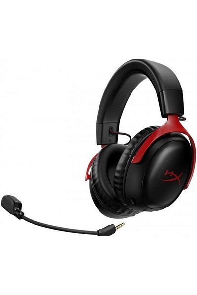 HP Casti Casti HP HyperX Cloud III Wireless, rosu, Wireless, Microfon, Gaming, ANC