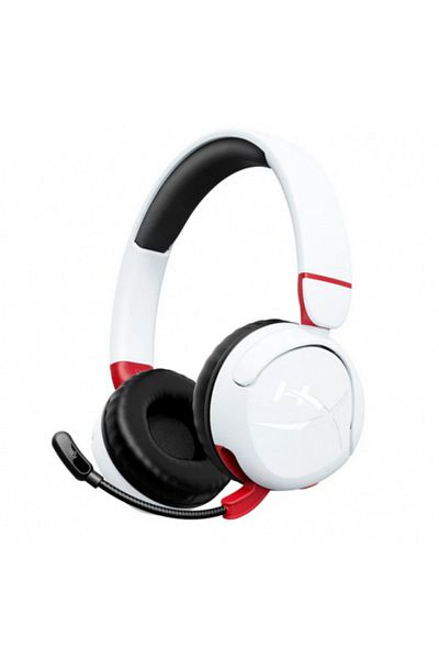 HP Casti HyperX Cloud Mini WRLS WHT HS, Bluetooth, Jack 3.5mm, Wireless, Gaming
