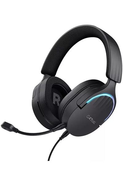 Trust Headset Trust GXT 490P Fayzo wired headphones, black, USB, Microphone, Gaming, ANC