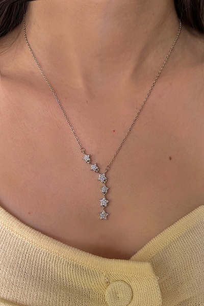 Okko Store قلادة ستيل ستار واي