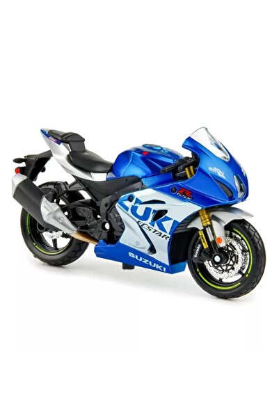 BBURAGO 1:18 Suzuki GSX-R1000 2021 Model Motosiklet
