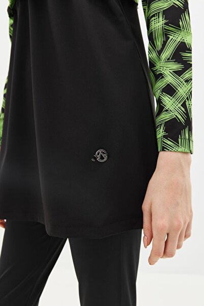 C&City Μαγιό Hijab 4 τεμαχίων με μοτίβο μέσης 6220 Πράσινο/Μαύρο