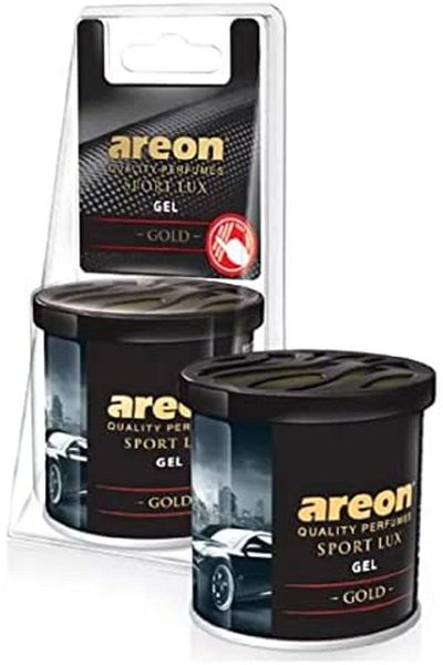 Areon GSLB01 Car Perfume GEL Can LUX Air Freshener Long Lasting Scent for Car or Home Odor Eliminato