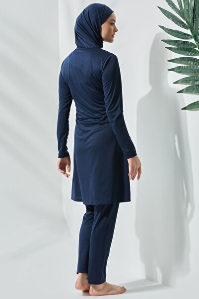 C&City Teljesen fedett Hidzsáb fürdőruha C11020 sötétkék