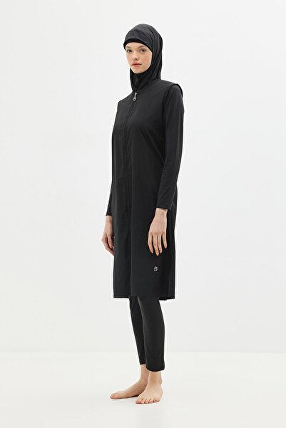 C&City Hosszú, teljes borítású hidzsáb fürdőruha C13075 fekete