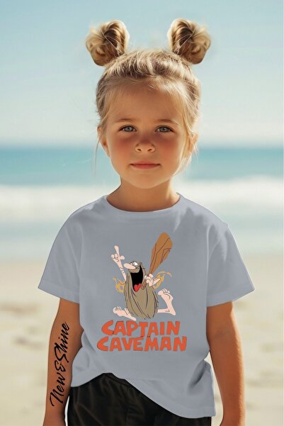 New Shine DEČJA MAJICA PREVELIKIH DIMENZIJA SA ŠTAMPOM KAPETANA PEŠKAŠA