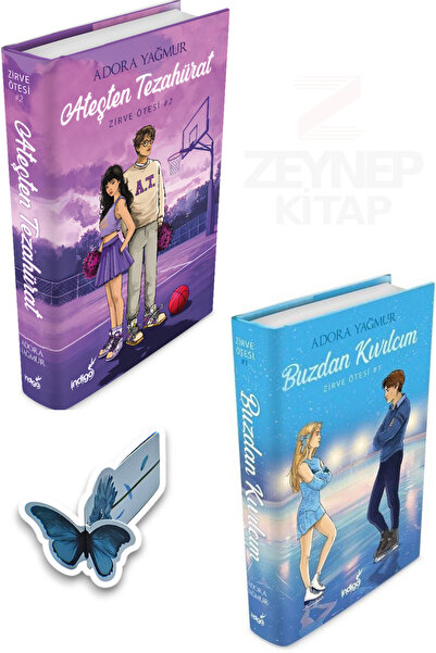 İndigo Kitap Ateşten Tezahürat ve Buzdan Kıvılcım(CİLTLİ)Özel Tasarım Kelebek...