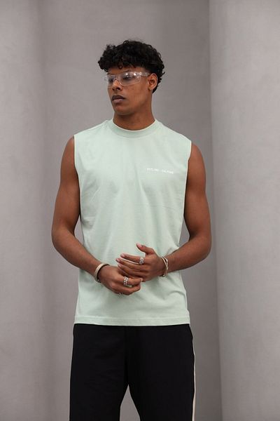The Champ Clothing Ανδρικό μπλουζάκι Relaxed Cut Offline Culture Αμάνικο 100% βαμβάκι