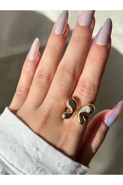 Eylülün Takısı Women's Gold Color Pinterest Butterfly Ring