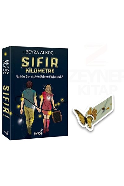 İndigo Kitap Sıfır Kilometre(KARTON KAPAK)Özel Tasarım Kelebek Ayraç Hediye