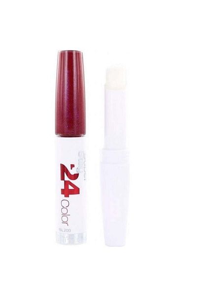 Maybelline New York Maybelline Superstay 24 Hour Long Lasting Lipstick, 290 Glowing Garnet, 2-Head