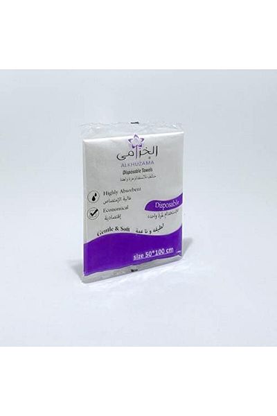 LAVENDER Disposable Towels (50 × 100, 10 Pieces), by Khuzama