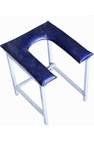 ALSAIF KITCHEN Iron bathroom chair for the elderly, covered with leather, 35*40*40